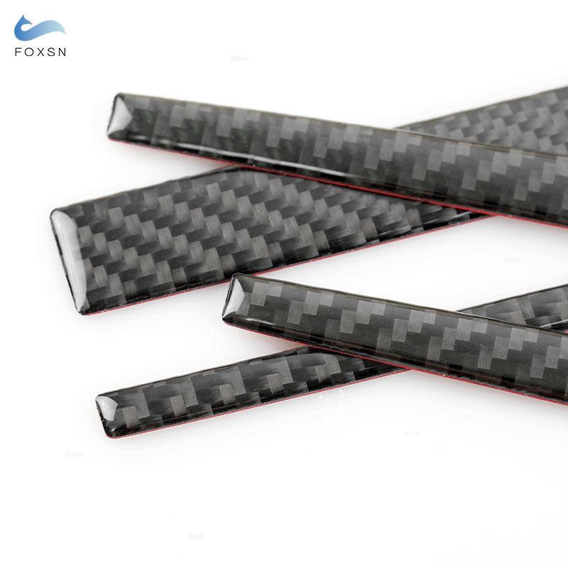 För VW Golf 4 Jetta Bora MK4 R32 GTI 1999-2004 Kolfiber Mittkonsol Luftkonditionering Radio Panel Ram Skyddande Trim