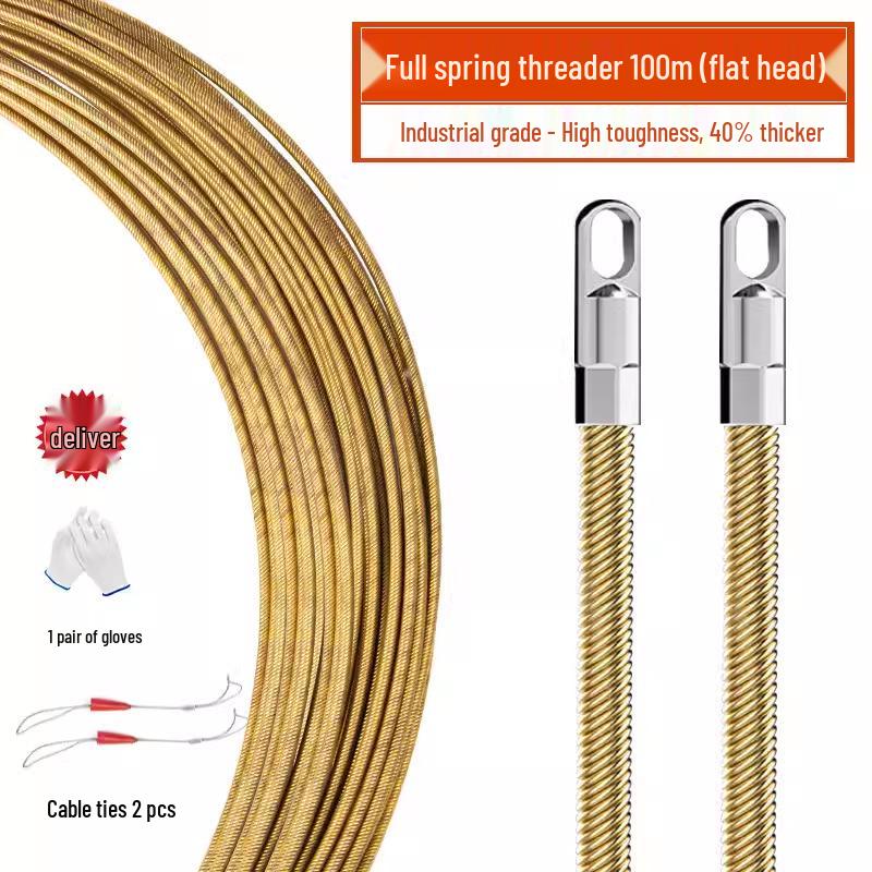 Spring Electrician Wire Threading Steel Leader