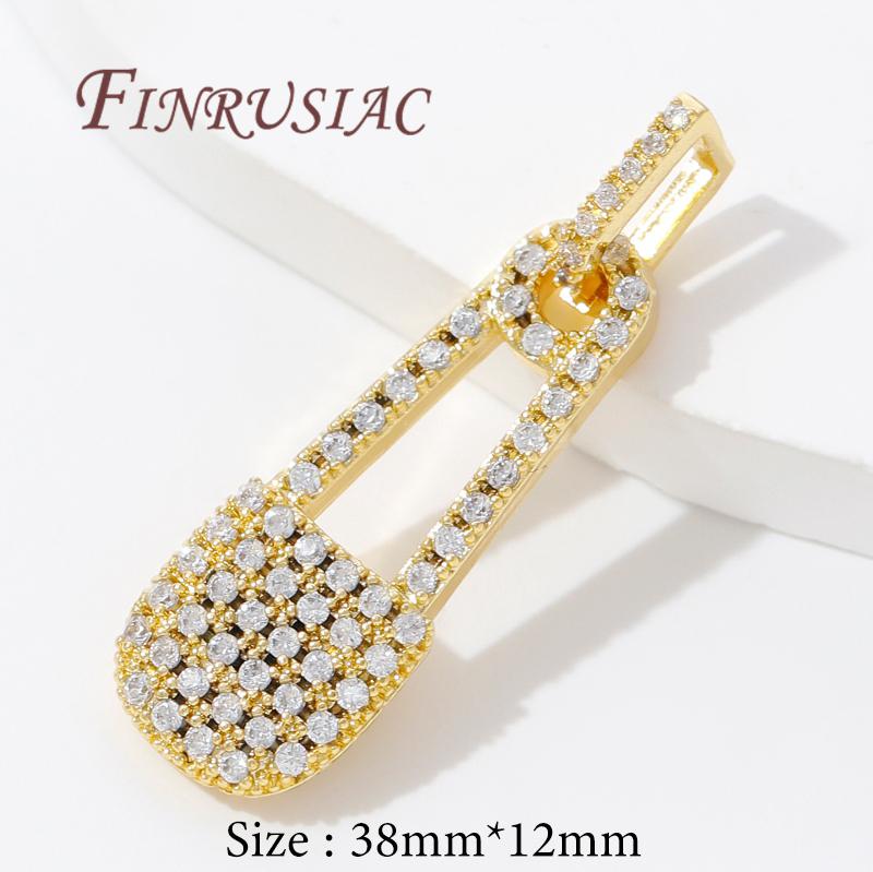 18K Real Gold Plated Crystal Charms For Jewelry Making,Trendy Jewellery Charms Accessories,Pendant For Needlework