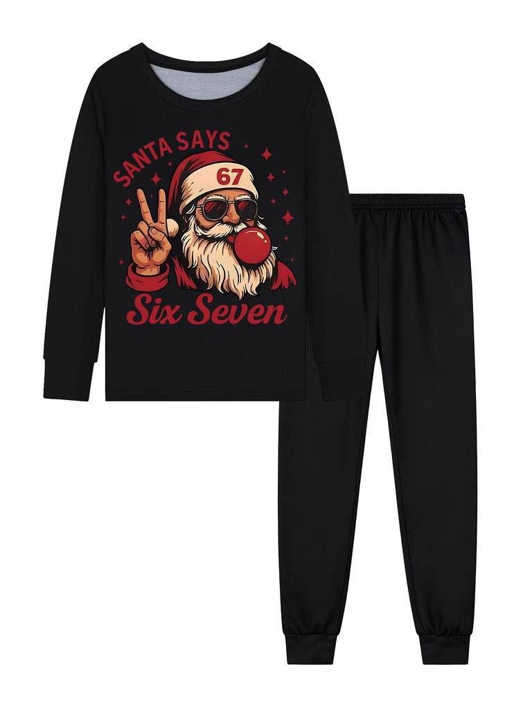 67 Style European & American Christmas Pajamas Set