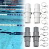 2 Pieces Pool Hose Adapter Connector Coupling Parts Accessories High Performance Heavy Duty