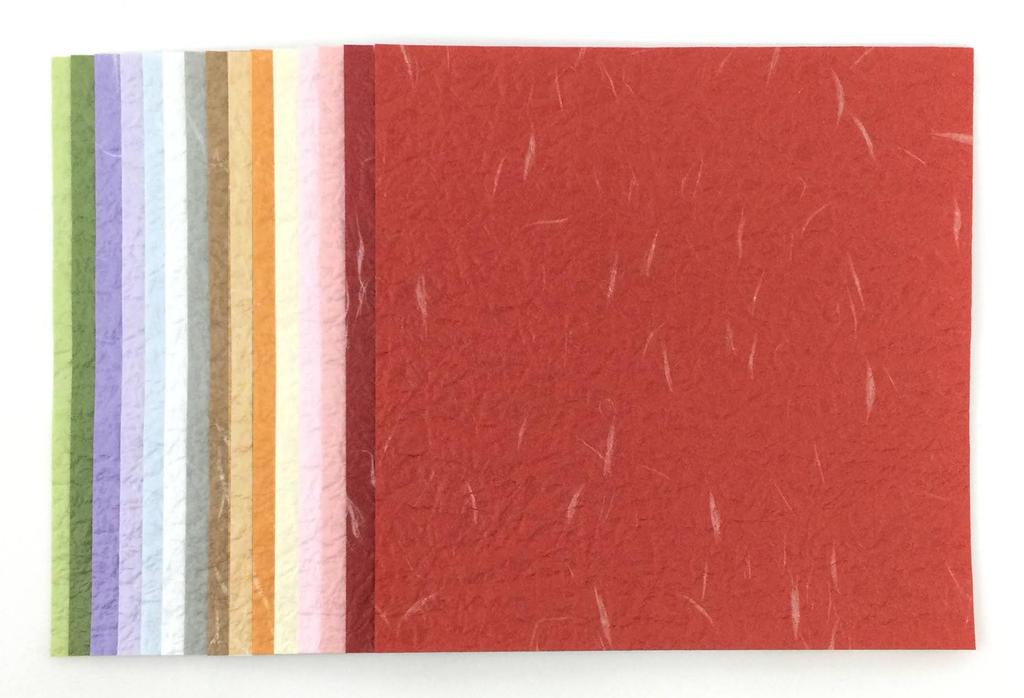 Kawasumi Japanese Tairei Momi Echizen 15 1 Sheet of 15 Sheets Washi, Colors, Paper, Washi, Washi, 15x15cm, Colors, Each,
