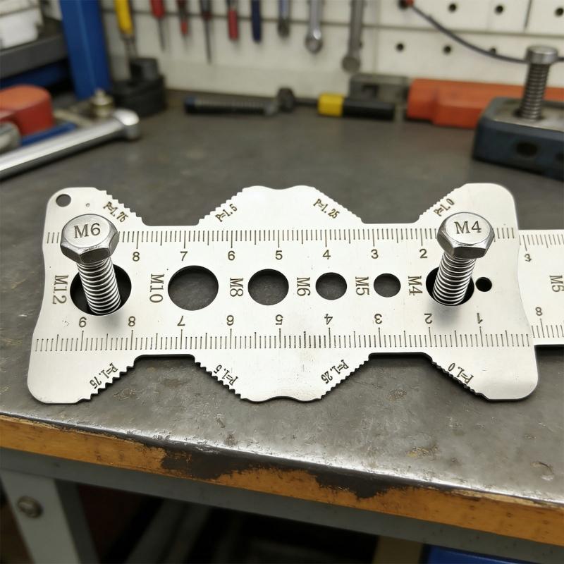 Corrosion Resistant Thread Measuring Gauge Tool for Precise Pitches Length Diameter Assessment in Various Environment