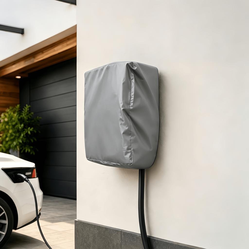 Waterproof Drawstring Bottom EV Charging Post Protective Cover For Electric Vehicle Charger Only Protective Sleeve