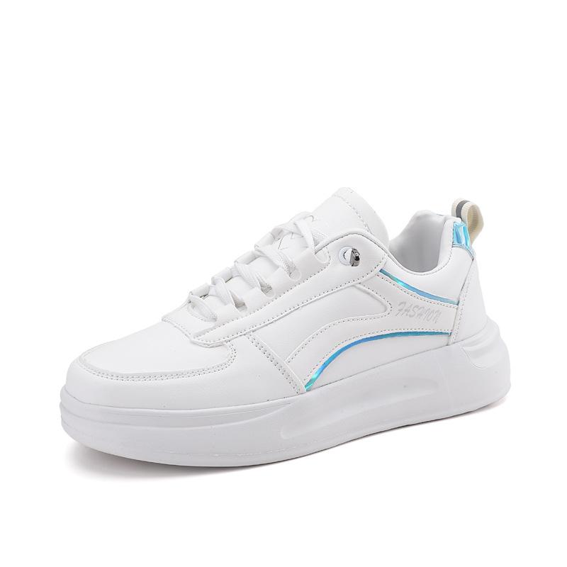 2025 spring new little white shoes female students trendy versatile platform single shoes trendy shoes casual shoes women's shoes