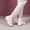 Neue weiche Leder-Flip-Flops mit rutschfestem Hohlmuster - Damenschuhe