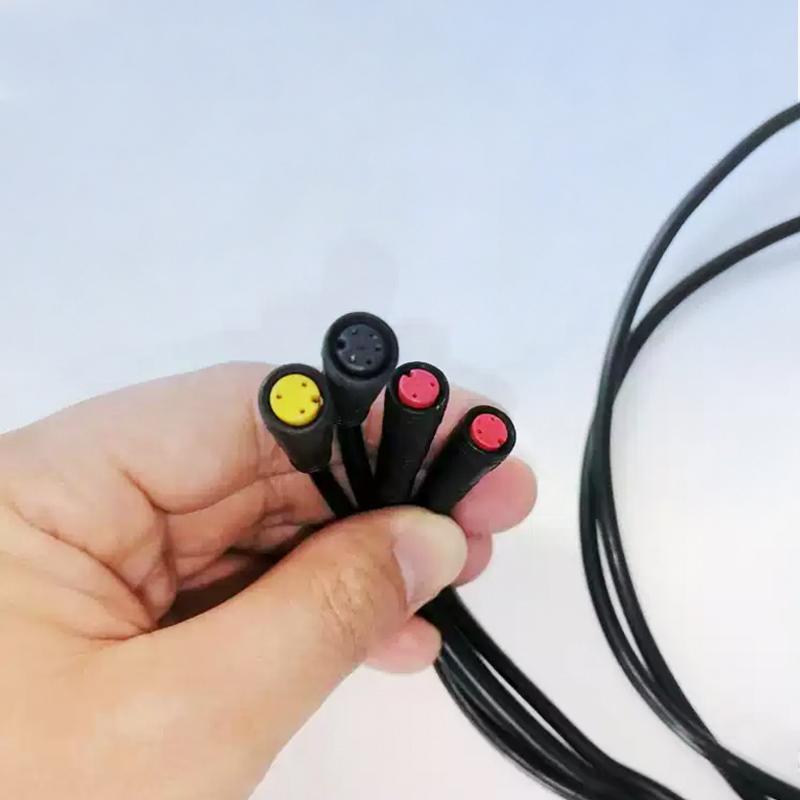 M6 M8 2 3 4 5 6 Pin Male to Female EbikeElectric Butt Cable Plug Connector Scooter Brake waterproof Signal Sensor cord 1 meterl