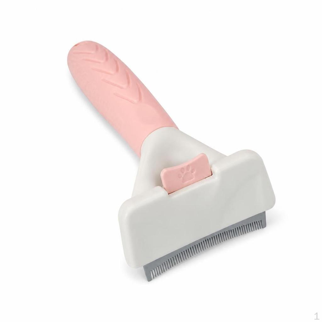 Pet Grooming Comb for Cats and Dogs, DualUse Deshedding Brush Short Long Hair, Removes Loose