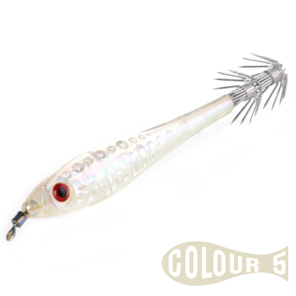 Squid  Fishing 5pc Lure 10cm 6g Fishing Baits 28 Hook Strong Hard Fishing Lures Hooks Fishing Tools for Squid