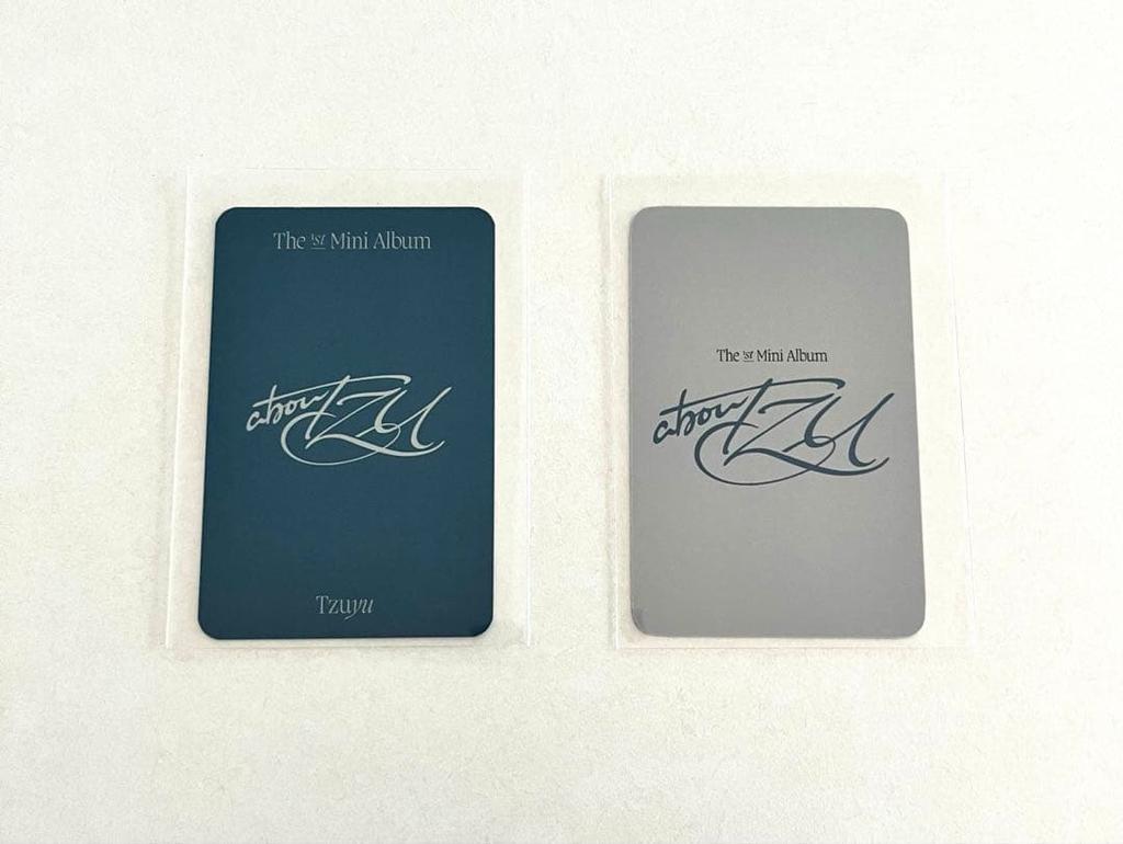 [USED] TWICE aboutzu tzuyu trading card withmuu BDM Tzuyu