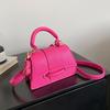 1pc Women's Elegant Handbag with Closure & Adjustable Crossbody Strap Square Top-Handle Mini Handbag, Minimalist Design for Everyday & Formal Events