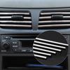 4M Car Decora U Style DIY Interior Car Interior Air Conditioner Prize Grila de Aerisire Cromată