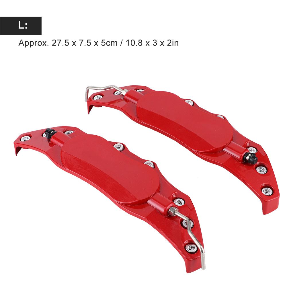 2Pcs Car Universal Disc Brake Caliper Fake Covers Left & Right Accessories Refit