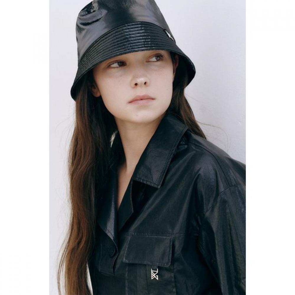 Glossy Bucket Hat Black By Bermudagrass