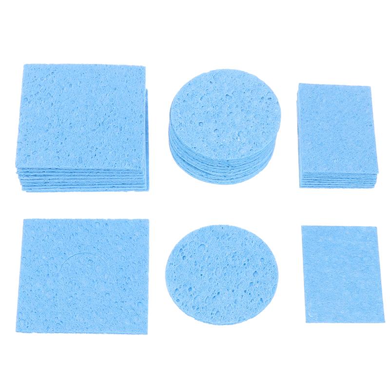 10Pcs Soldering Sponge For Bga Soldering Iron Tip Cleaning Welding Head Cleaner Tools