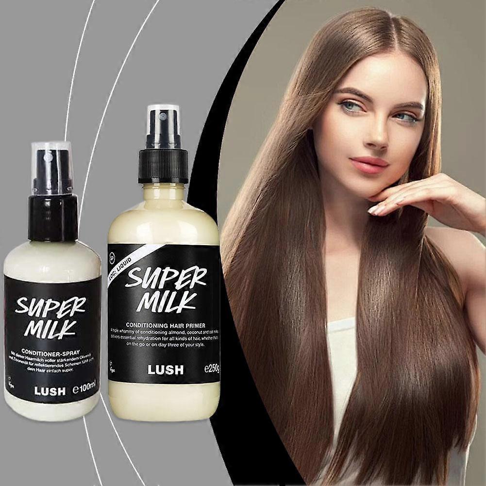 Haarpflegespray mit Hafermilch: Nährt tiefenwirksam, repariert Schäden, macht das Haar glatt und weich und bändigt Frizz – geeignet für alle Haartypen – 100 ml