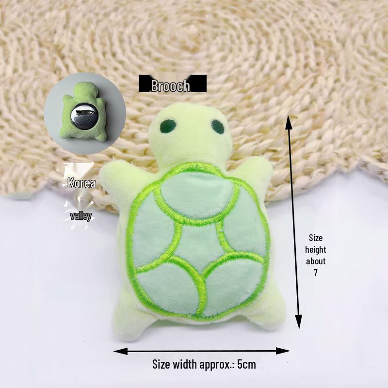 DIY Jewelry & Accessories: Plush Turtle Pendants and Brooches for Shoes, Hats, and Bags.