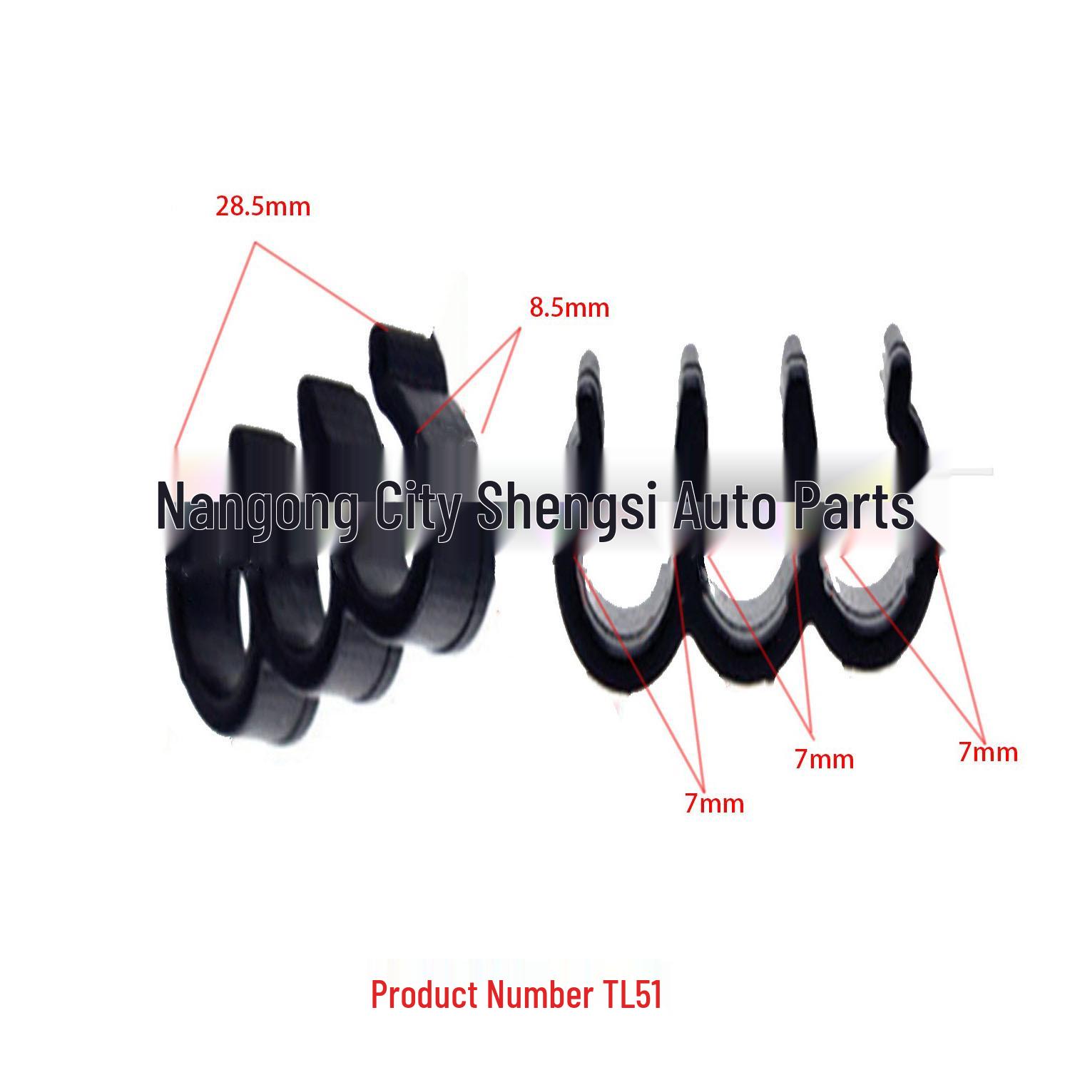 

3-Hole Trim Panel Wiring Harness Clip for Routing and Positioning 10000 units