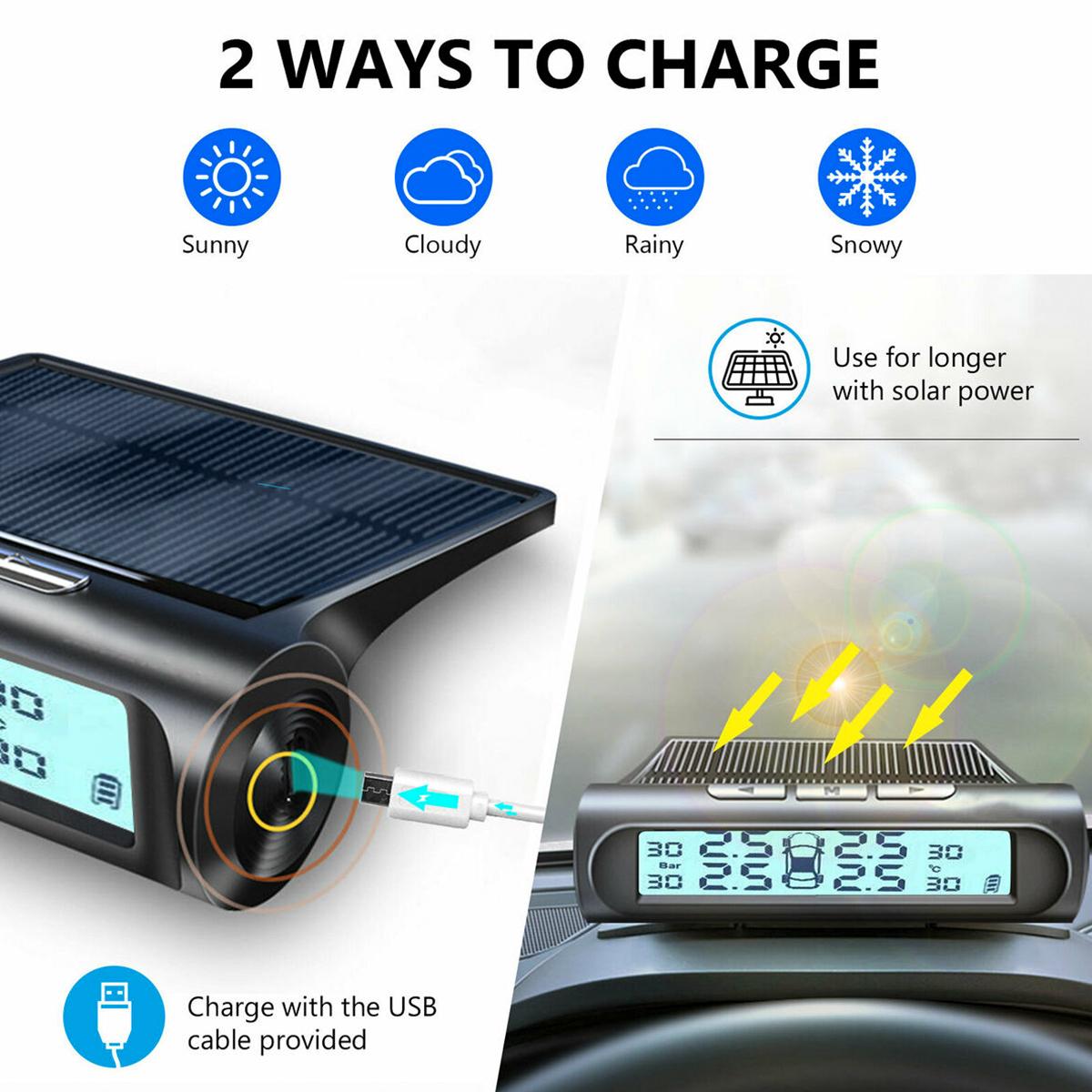 ZERTRAN Smart Car TPMS Sistema Di Monitoraggio Della - 5