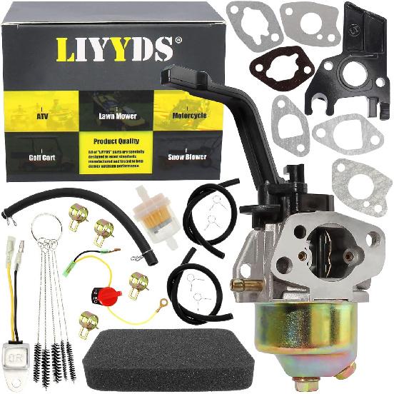Carburetor Kit Compatible with Lifan LF168F2 LF168F-2 LF3750 LF3750-CA ES3500E-CA ES3500EW ES3500E 3500 3750W ES4000 ES4000-CA ES4000E ES4000E-CA