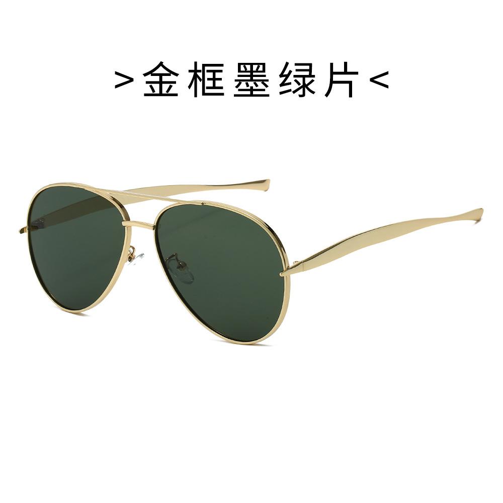Retro aviator sunglasses with double bridge, steampunk style, vintage driver sunglasses, cycling sunglasses
