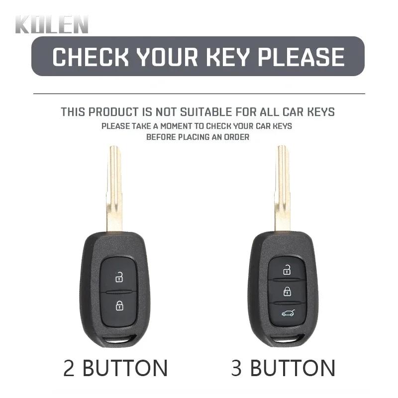 Fashion Tpu Car Key Case Cover For Renault Kwid Traffic Symbol Sandero Logan Lodgy Dokker Dacia Duster 2 3 Buttons Protector Fob