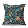 Home Decoration Flower Floral Oil Painting Sofa Throw Pillow Case Cotton Linen Bench Chair Seat Cushion Cover