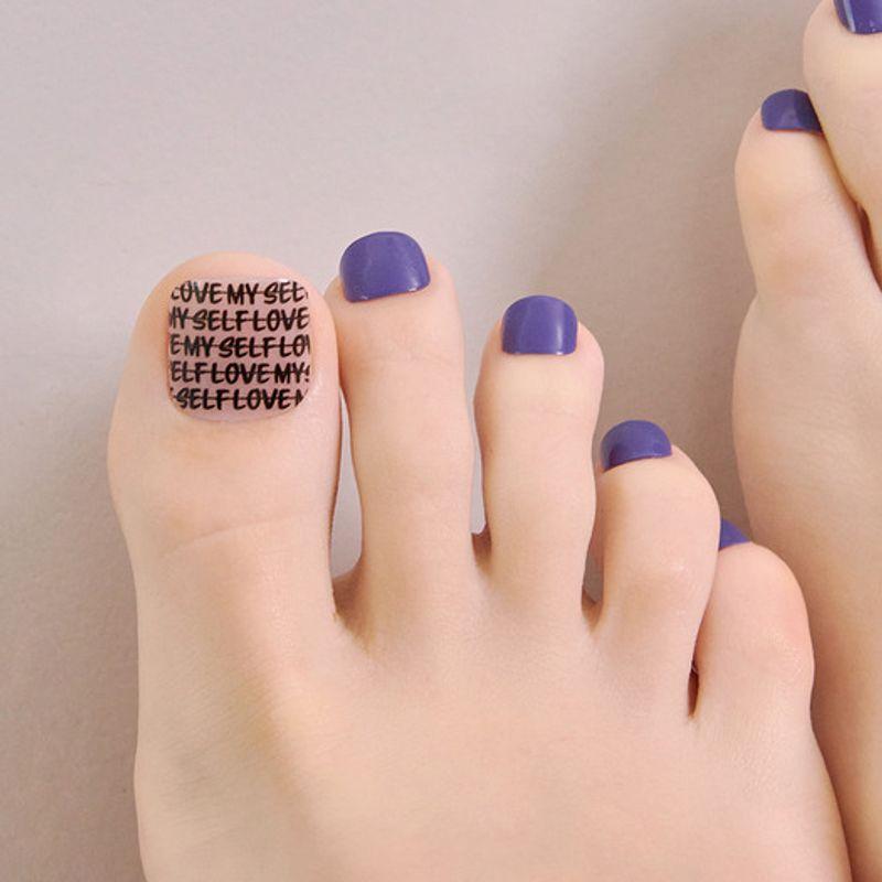 MUZMAK Многоразовые педикюрные типсы Love Myself (Педи) single