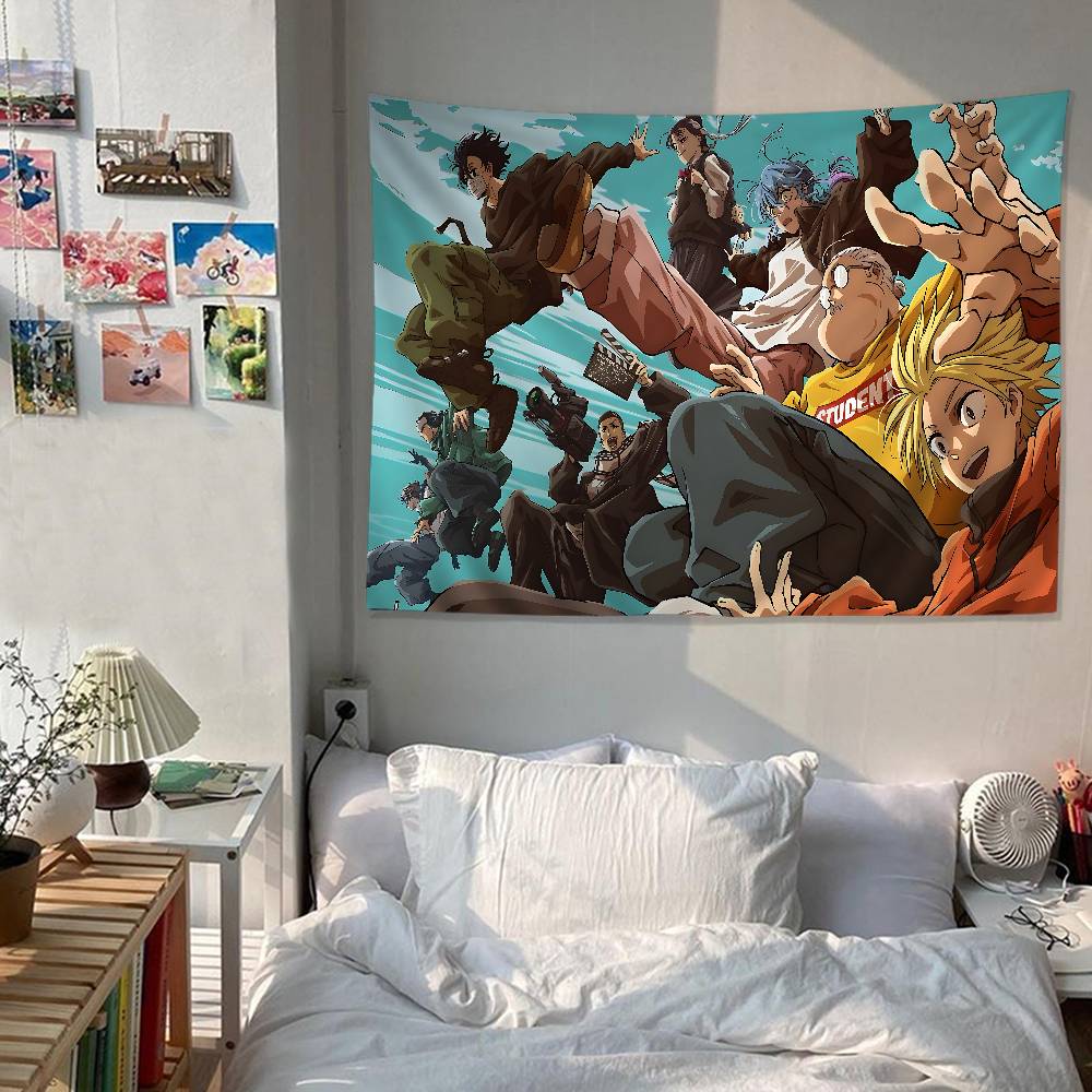 

SSakamoto Days Anime Printed Large Wall Tapestry Indian Buddha Wall Decoration Witchcraft Bohemian Hippie Decor Blanket 74x94cm(29x37in)