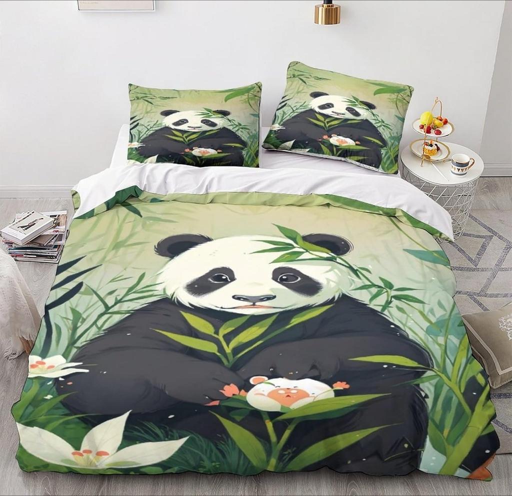 3D Cartoon Animal Dog Duvet Cover Sets, Children'sTeenagers Bed Linen 3-Piece Duvet Covers, Microfibre,Room Decor  Duvet Cover