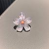 1 PCS New Plaid Flower Bowknot Pearl Shoe Clip High-End Accessory Vintage Fabric for Women and Girls Sneakers Flat Shoes Charms