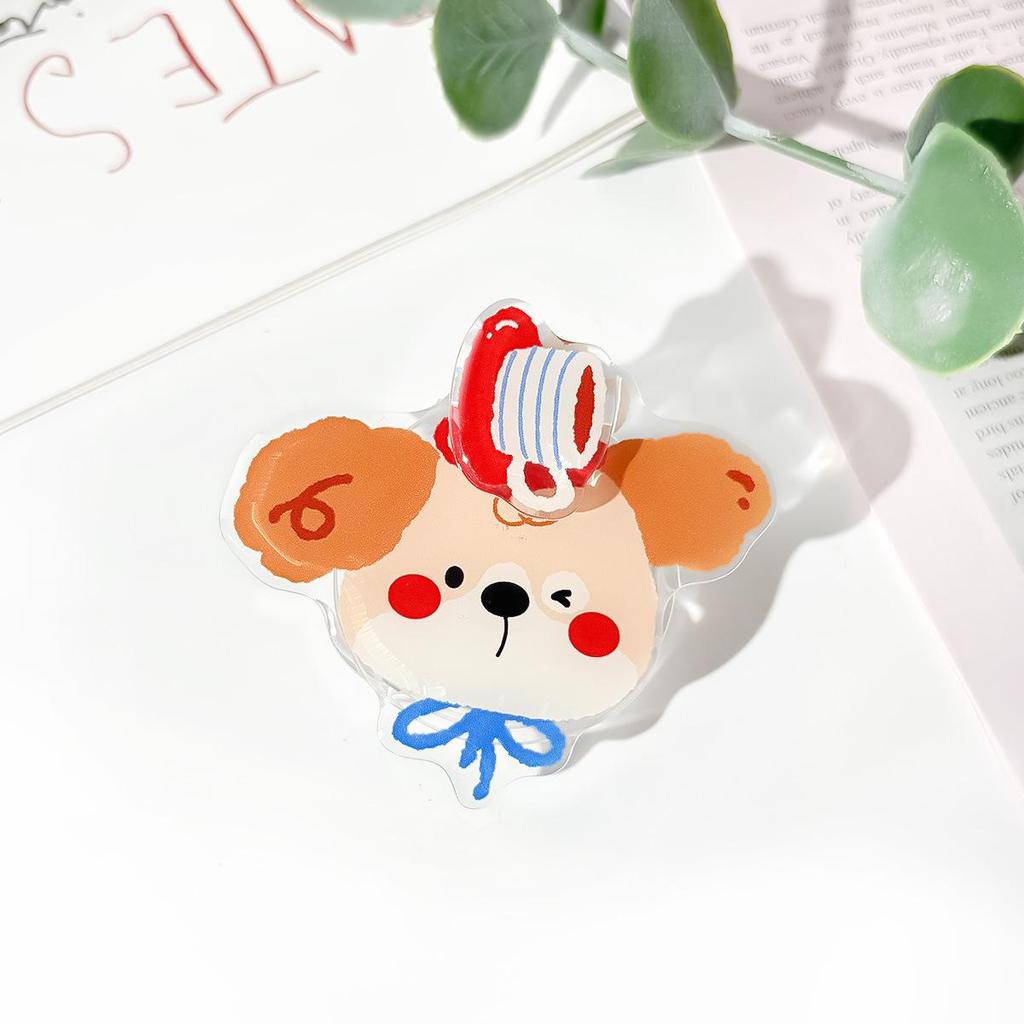 Korean Style Cartoon Animal Airbag Phone Grip & Stand