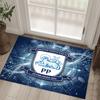Preston North End Football Design Crystal Velvet Carpet Cozy Non?Slip Printed Rug For Bedroom Living Room Entrance