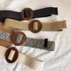 Belt for Women, Korean Version, Niche Decoration, Retro Waist Seal with Dress, Simple and Fashionable, Elastic and Non Perforate