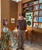 CUZNELLO Soft Collar Knit_Brown