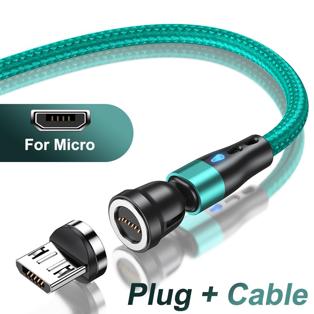 Câble USB Type C Magnétique 5A Pour Samsung S21 P30 Câble de Chargeur à Charge Rapide Magnétique pour iPhone Xiaomi Micro USB Cordon de Données