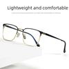 Rama de ochelari retro ultra-ușoară din titan pentru bărbați pentru afaceri și miopie