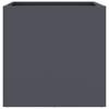 Vidaxl Donice, 2 Szt., Antracytowe, 49X47X46 Cm, Stal