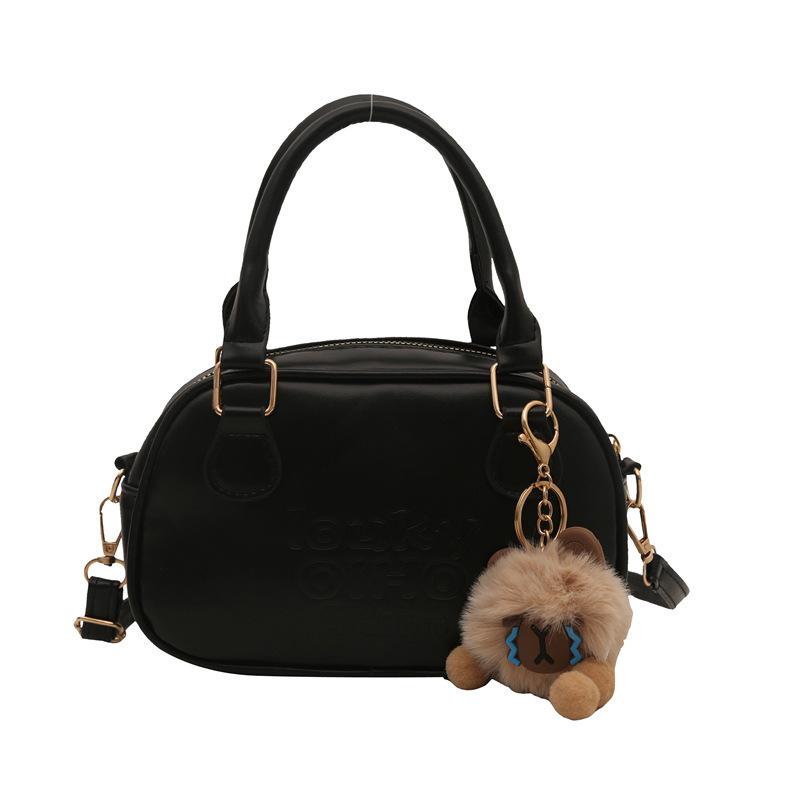 2025 Winter New Niche Retro Maillard Style Portable Small Square Bag Korean Fashion Temperament Shoulder Messenger Bag