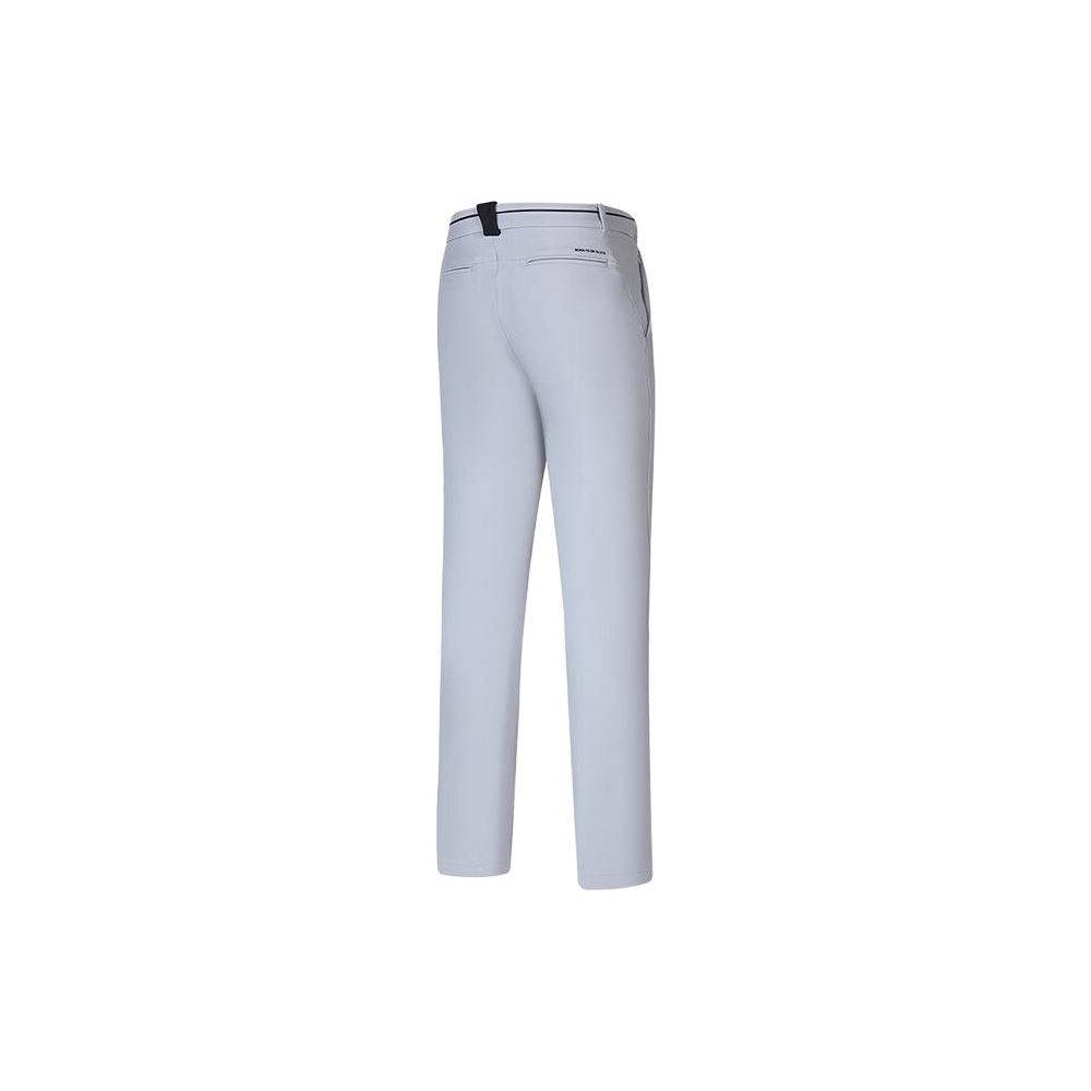 FILA Golf Series Solid Color Mid-Rise Straight-Leg Casual Pants Men bottoms Medium-Gray A11M345805F-GY