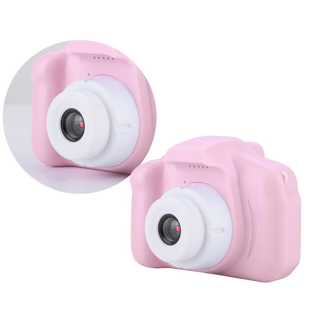 X2 Mini Portable 2.0 Inch IPS Color Screen Children's Digital Camera HD 1080P Camera(Pink)