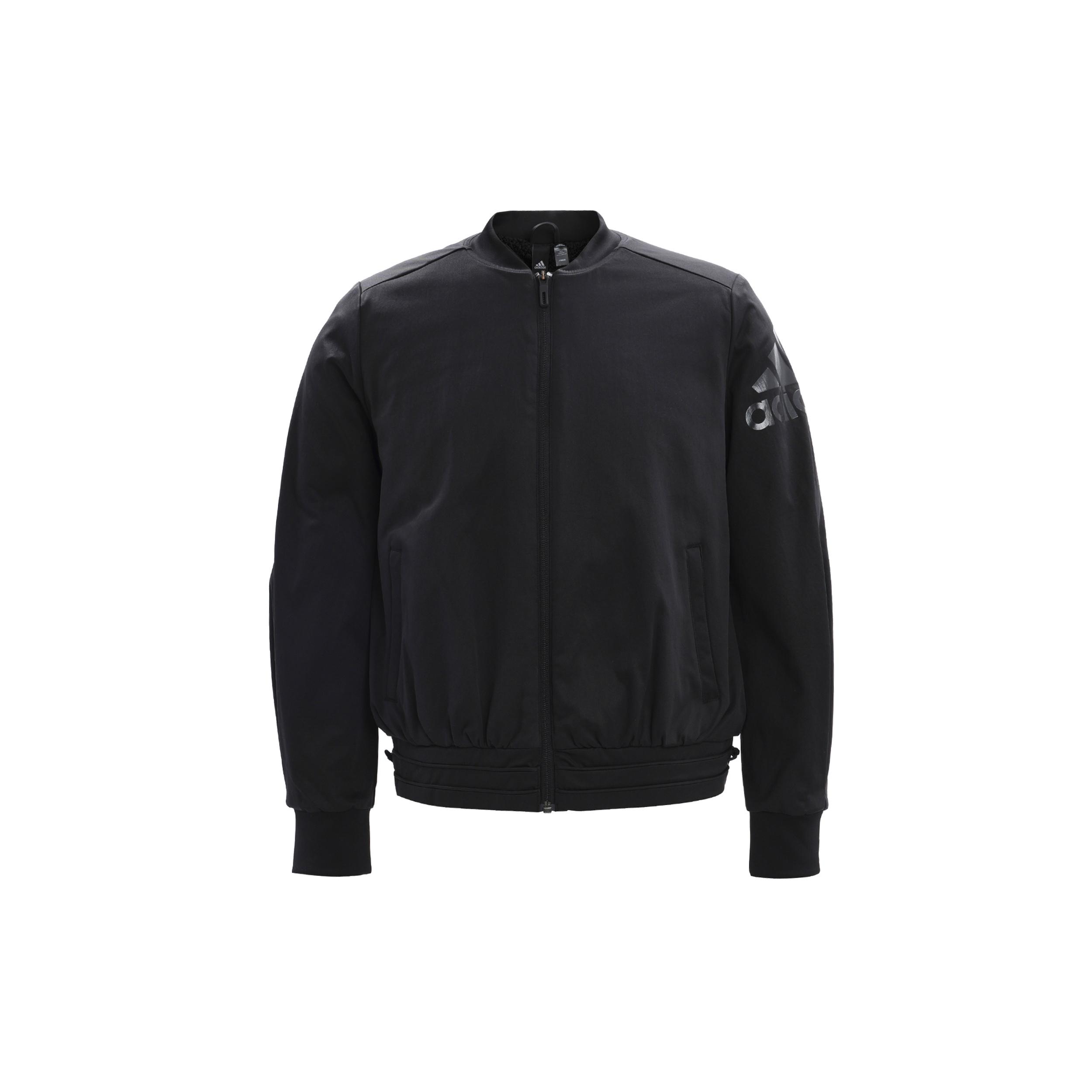 (WMNS) adidas Solid Color Zipper Casual Sports Jacket Black Women s DX9706 S