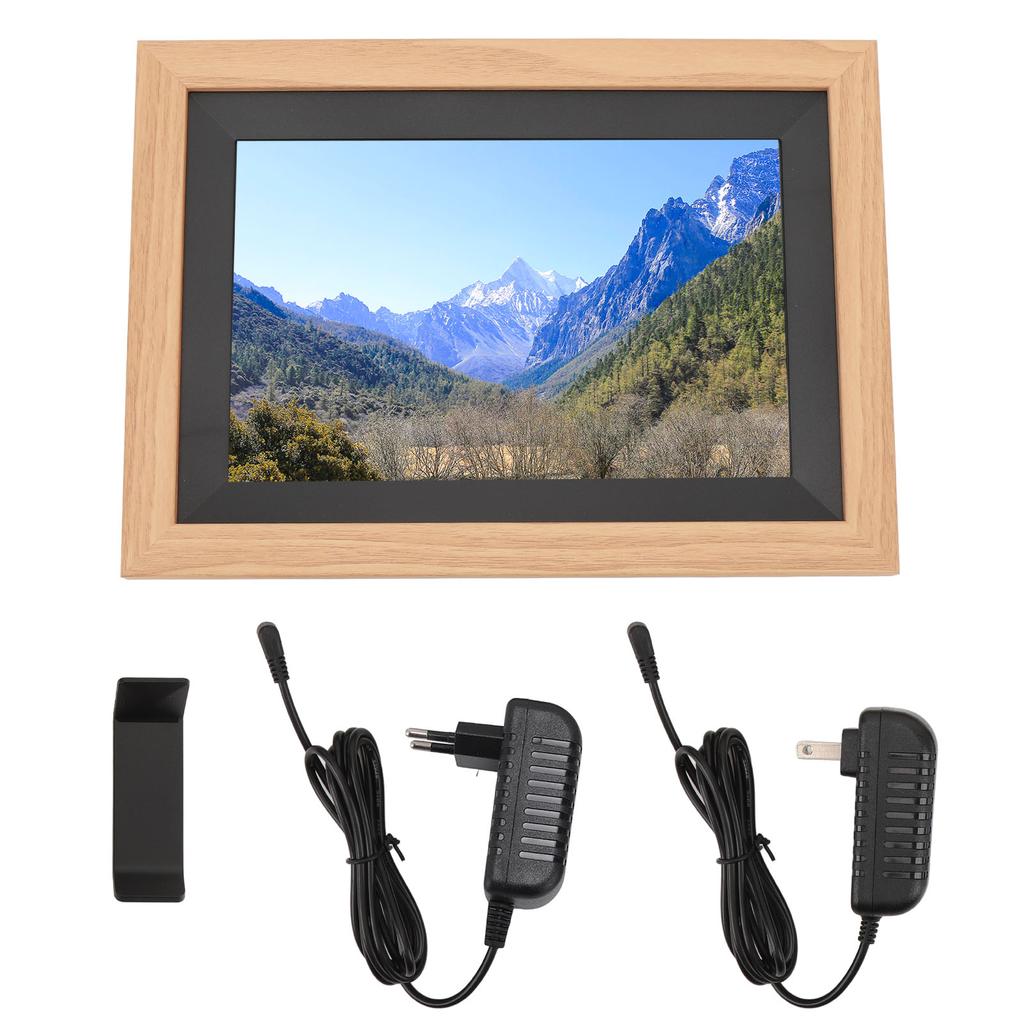 10.1 Inch WiFi Digital Picture Frame IPS Touch Screen Smart Electronic Photo Frame 16GB Storage Shar