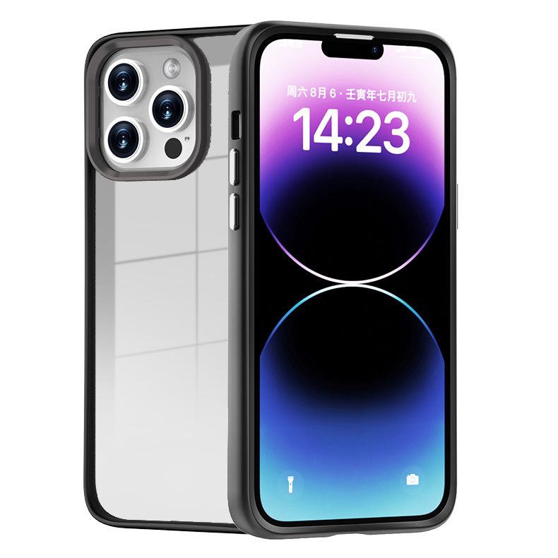This Iphone15 Phone Case Exudes A Light Luxury and High-end Feel. It Features A Matte TPU Frame, A Touch-up Mirror, and An Apple Protective Case