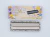 Incense Holder for Lying Down, Ceramic with Stainless Steel Mesh, Made In Japan (cherry Blossom Pattern, Medium Size)