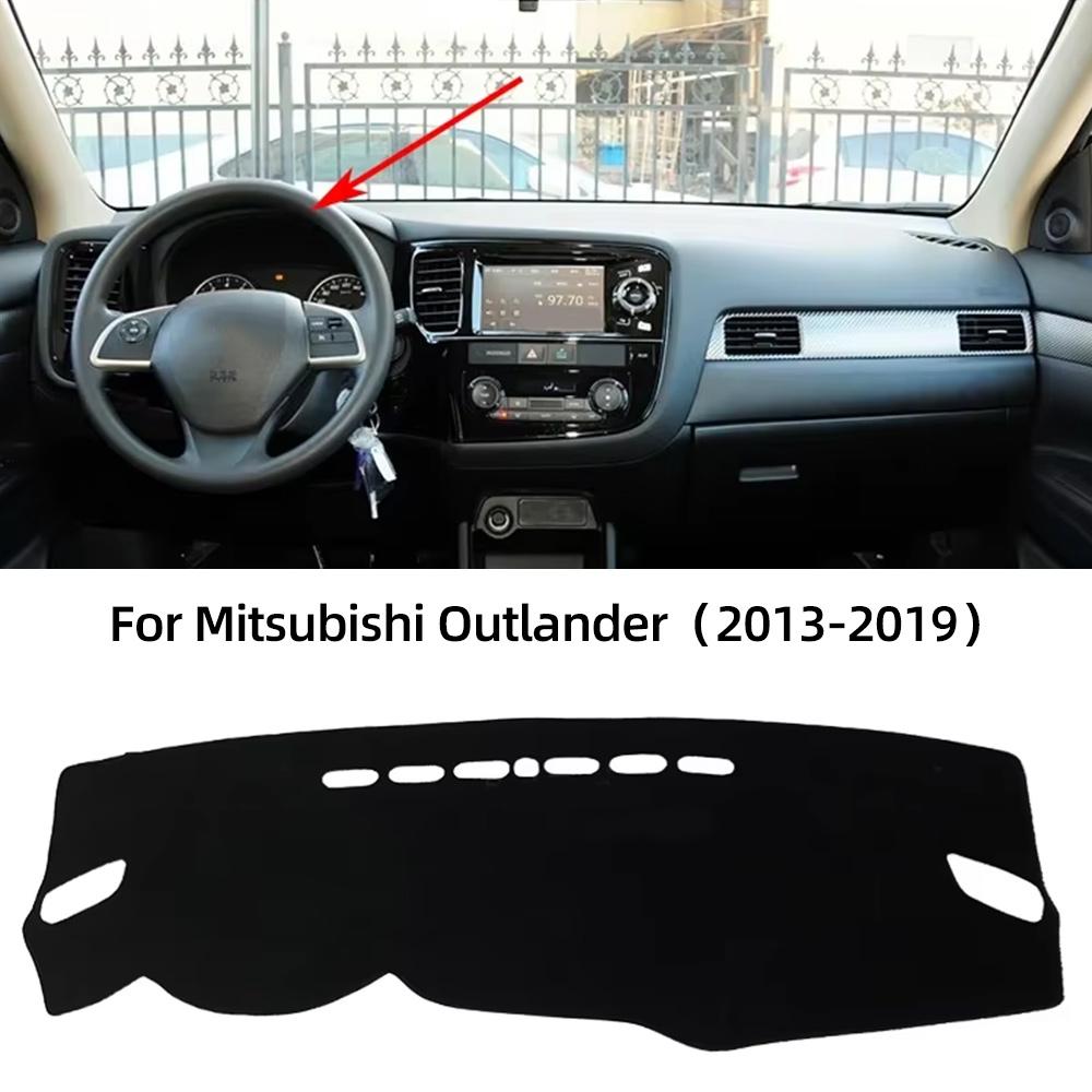 Carpet Car Dashboard Cover Pad For Mitsubishi Outlander 2013-2019 Sunshade Protector Anti-UV Non-slip Pads Interior Accessories. Cover Pad LHD