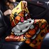 1pc Hello Kitty pumpkin blanket Lightweight Flannel Throw for Sofa Bed Travel Camping Livingroom Office Couch Chair