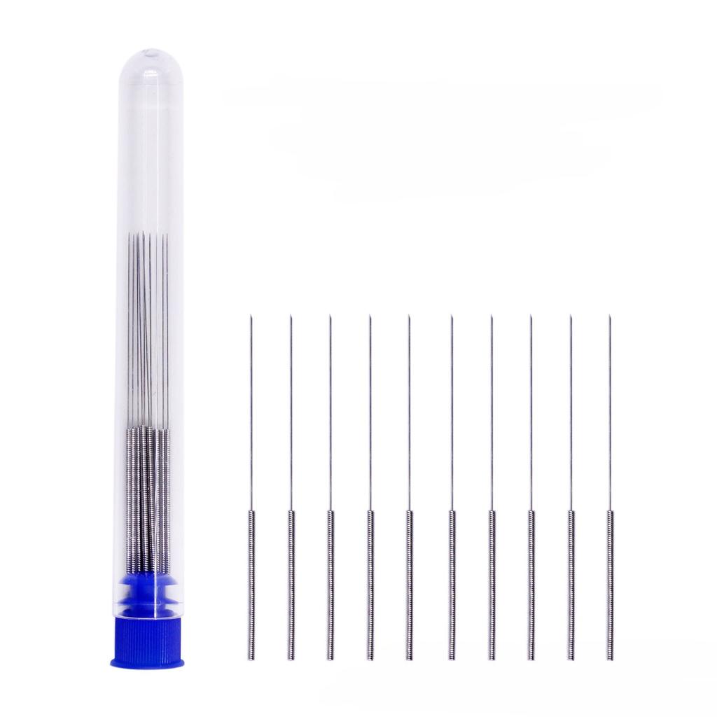 Brass Stainless MK8 Sprinkler Needle Set E3D Printing Head Unclogging Steel Probe 3D Machine Maintenance Fixture Clog Clear