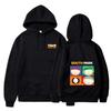 South Park Anime Pattern Hoodie Fashion Warm Coat Men's Autumn and Winter Season Hoodie Street Black Long Sleeve Hoodie
