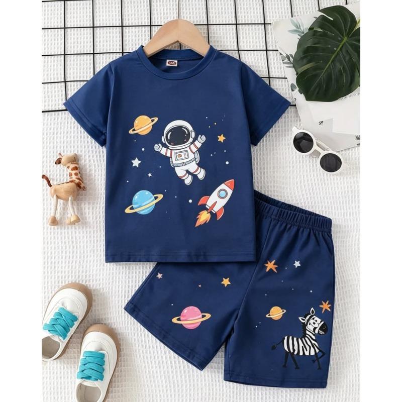 Children's Short-sleeved Two-piece Set